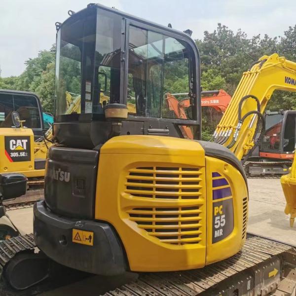 Использованный экскаватор Komatsu PC55 из Китая.
