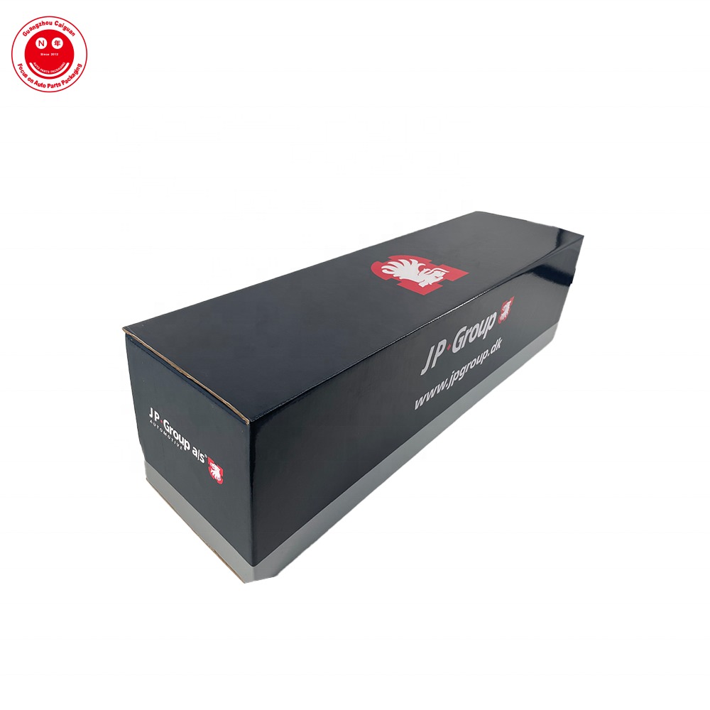 Factory Original Custom Kraft Paper Box Auto Spare Parts Packaging with Logo Embossed and Matt Laminated Corrugated Board