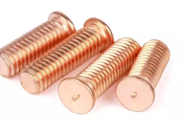 High-Quality M12 & M20 Brass-Plated Weld Stud Bolts with Nut and Washer T1 T2 T3 for Durable Metal