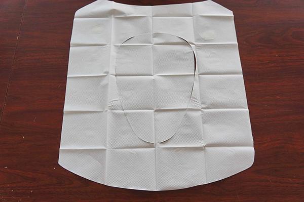 Disposable waterproof toilet cover seat for hospital and traveling，Paper toilet seat