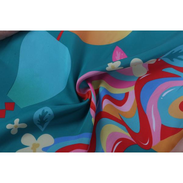 Factory direct sales of recycled chiffon satin fabric for women dress