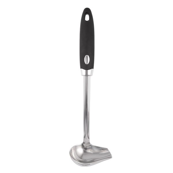 Europe style New pattern kitchenware set with stand black color handle cooking tools  patato masher
