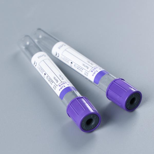 Vacuum Blood Collection Tubes 2ml 3ml 5ml 10ml Пурпурные верхние медицинские вакуумные пробирки для сбора образцов крови 2 мл 3 мл 5 мл 10 мл