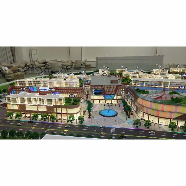 1:100 Architectural Site Model Commercial Construction Site Model
