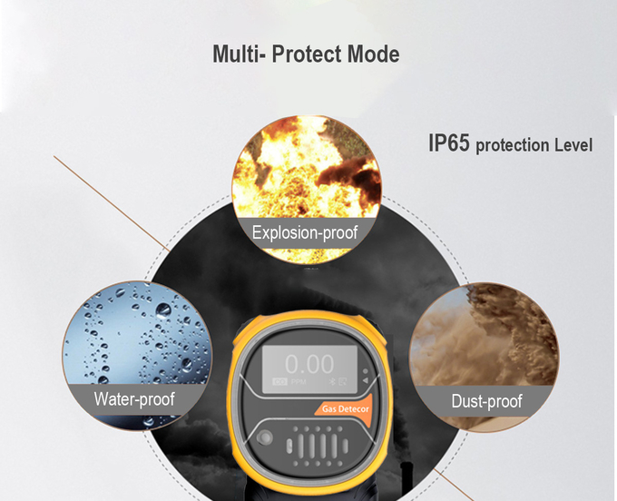 Детектор газа 4 MS104K-S портативный в одном ультра уровне IP65 предохранения от потребления низкой мощности
