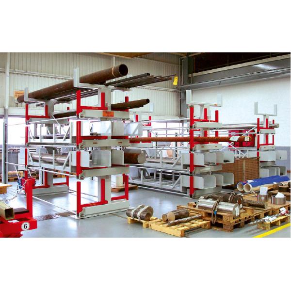 A13: Manual Telescopic Cantilever Rack for Long Materials Warehouse Storage Racking