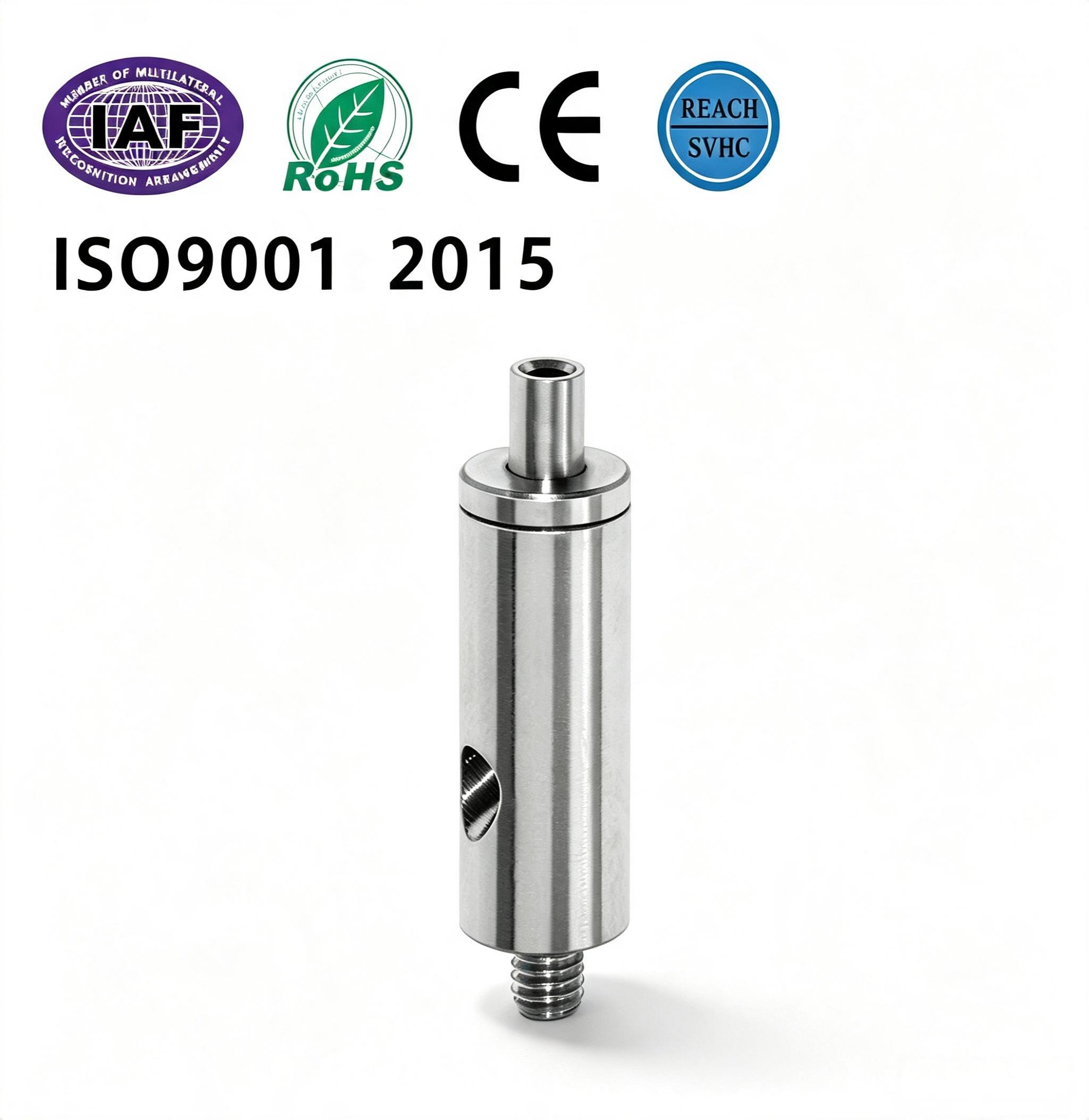 Brass Threaded Wire Rope Lock Linear Light Sign Suspensions Adjustable Cable Gripper External Male Thread