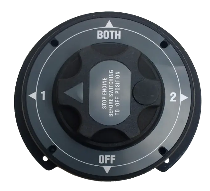 Heavy Duty 36V 310A 3Position Dual Battery Isolator Switch Solid Copper Contacts ABS Housing For Marine Boat Yacht Car RV