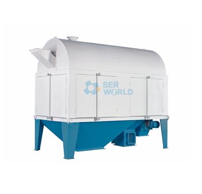 Stainless Steel Double Decks Drum Cleaner 1000kg/H SWQYS Series