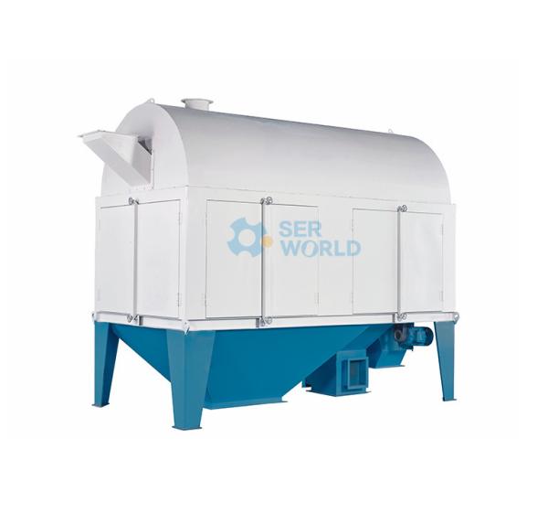 Stainless Steel Double Decks Drum Cleaner 1000kg/H SWQYS Series