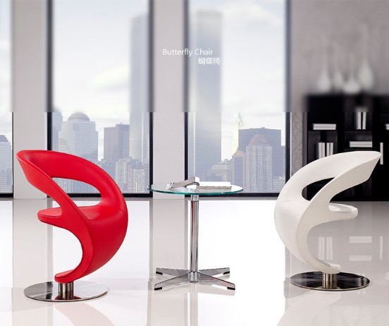Modern Fiberglass Dining Chairs Living Room Chairs Designer Bar furniture