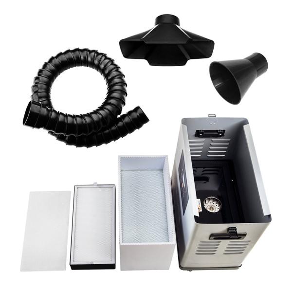 HEPA Laser Printer Fume Extractor Filter Stable With Two Flexible Arms