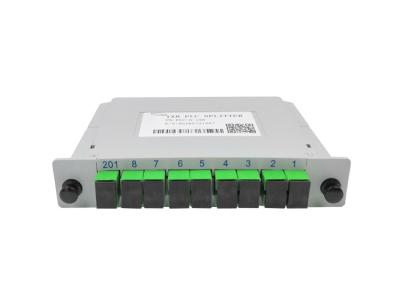 Separação rápida da fibra do divisor do PLC 1x8, divisor LGX da fibra do único modo