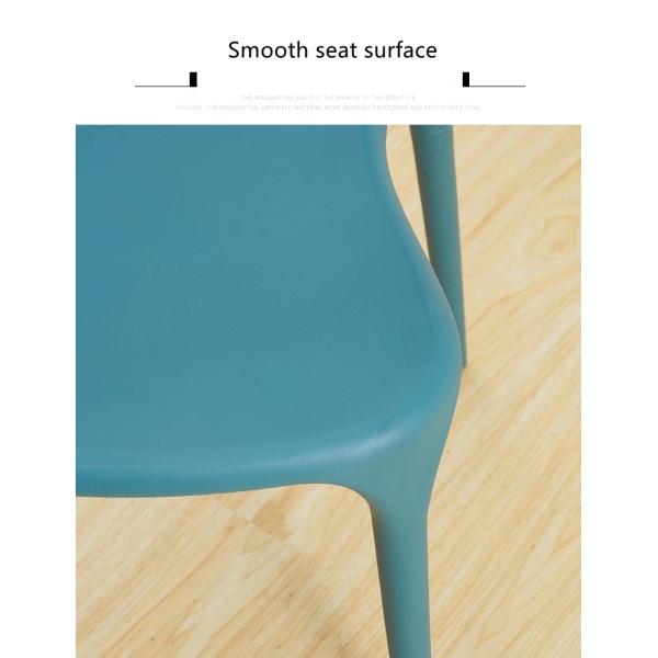 Adjustable Stackable PP Plastic Dining Chairs OEM