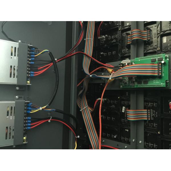 quadro de avisos impermeável exterior da exposição da propaganda do diodo emissor de luz do armário do ferro 960*960 do passo de 10mm