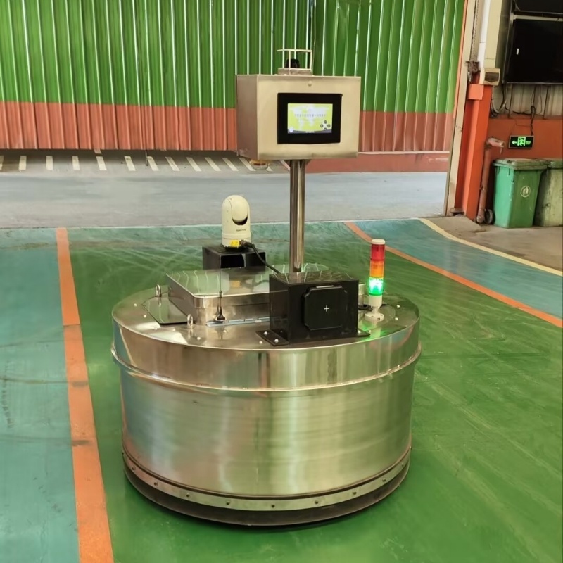 IMETEC Dairy Farm Robotic Feed Pusher Expandable Modules Cow Identification Environment Control Optional