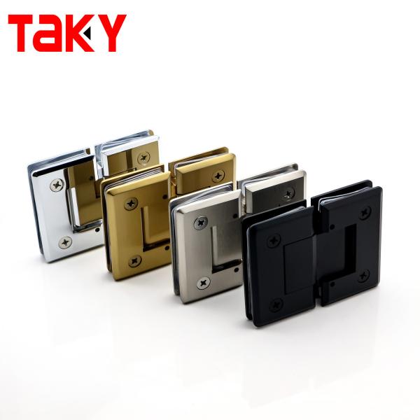 Satinless steel 180 Degree Glass to Glass Hinge Mount Shower Glass Door Hinge
