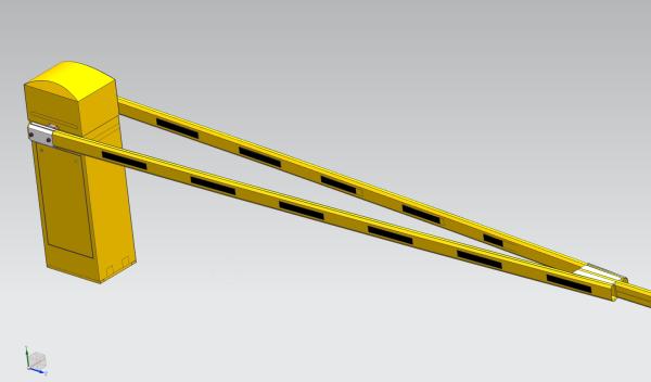 Intelligent Parking Lot Gate Arm , Fully Automatic Barrier Gate With License Plate Recognition
