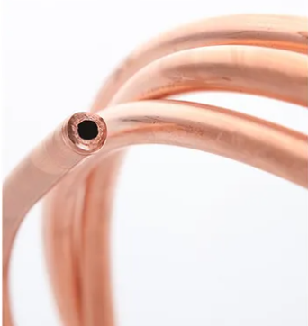 Red Copper Coil Pipes 0.3mm-80mm For HVAC Water Supply Industrial Applications
