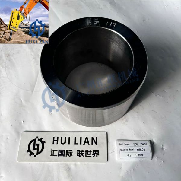 K5500 Hydraulic Breaker Tool Bush Tool Bushing Upper Lower Outer Front Cover Lower Thrust Manufacturer Durable Steel Hardened