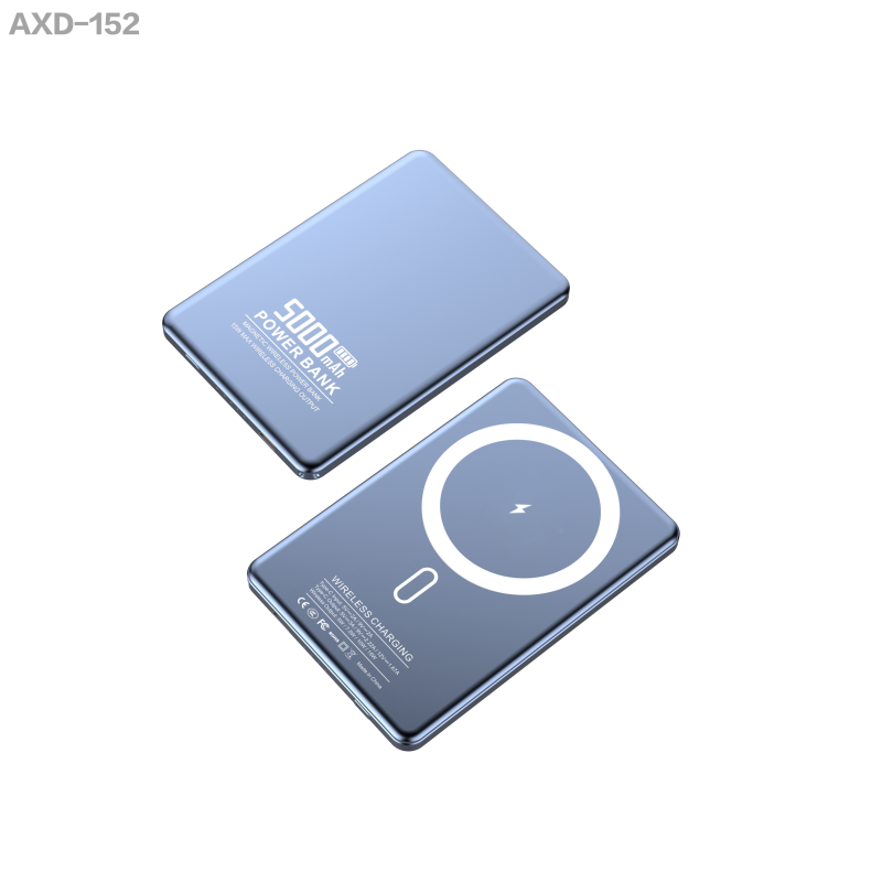 BST-152 5000mAh 6.7mm Ultra-Slim Magnetic Wireless Power Bank, 20W PD Fast Charging Portable Charger