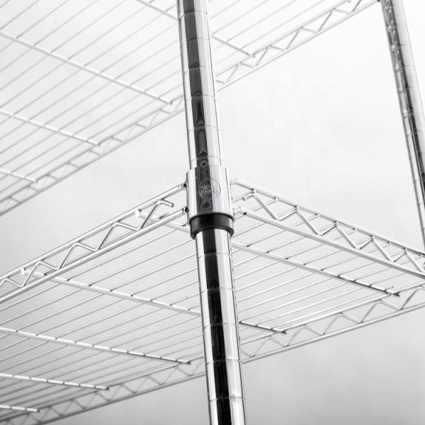 Restaurant 12 X 24 5 Tier Adjustable Wire Metal Shelving Storage Rack ISO9001
