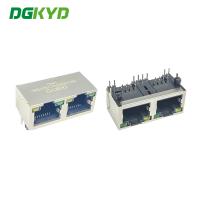 Ethernet à commande unique RJ45 Jack Combo 100base Tx Rj 45 1 x 2 gauche de KRJ-56S8P8C1X2YGNL 2