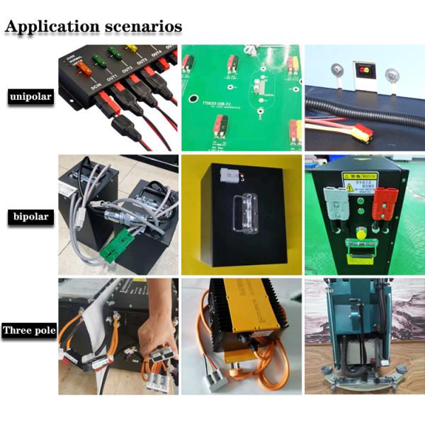 50 Quick 300mm Electric Wire Harness 600V Double Pole Connector