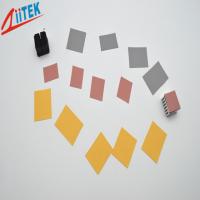 O rosa bonde alto condutor térmico do silicone da isolação cobre TIS118-02 para a iluminação do diodo emissor de luz