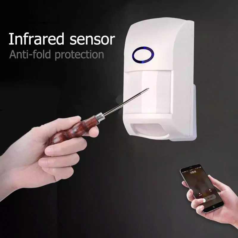 Аварийная система безопасностью Zigbee GSM связала проволокой детектор движения PIR