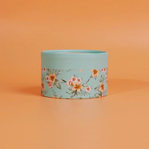 Open Window Cosmetic Puff Loose Powder Paper Tube Box for Beauty Packaging Skin Care Makeup Shaker Lid Paper Tube