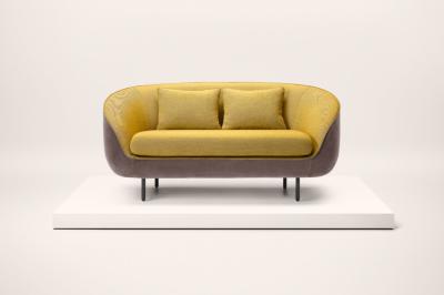 Fabric Cushion Haiku Low Back Sofa For Living Room 1560 * 880 * 1040mm