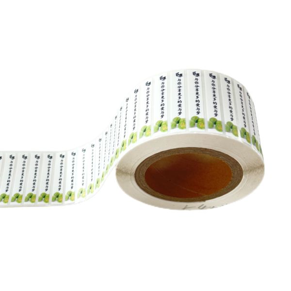 Custom Made Brand Logo Biodegradable Paper Durable Sun Catcher Sticker Vinyl Flower Box Sealing Label Sticker Roll 2023