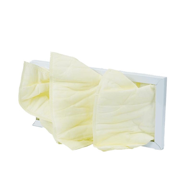 Custom HEPA Pocket Air Filter Bags 24x24x22 For Industrial Air Purification
