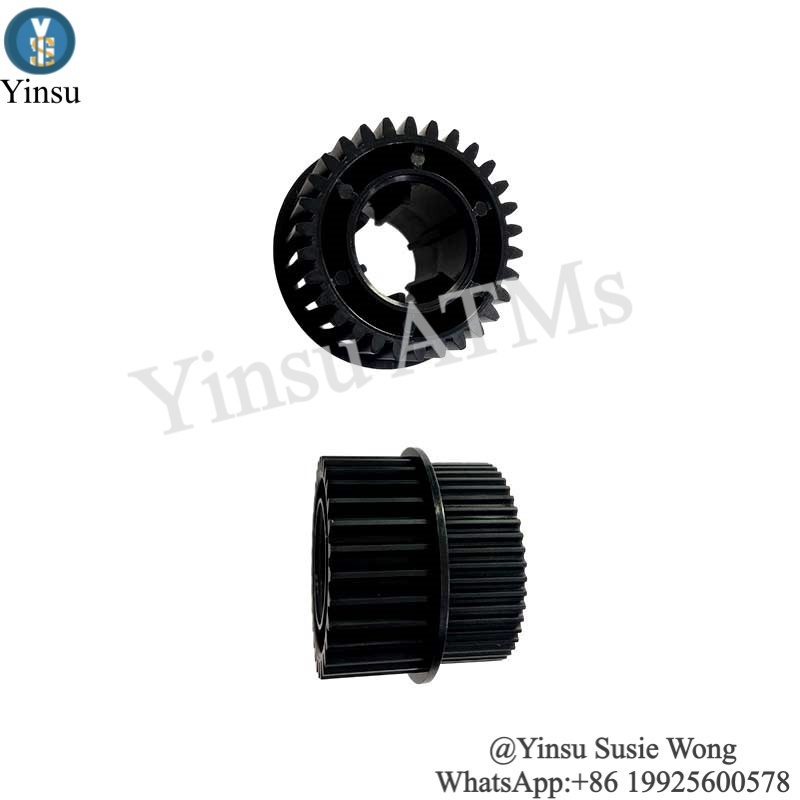 M7618362C Hitachi Atm Parts Hitachi SR7500VS SR7500 2845V Hitachi W UR Pulley Assy Double Gear 20t/20t