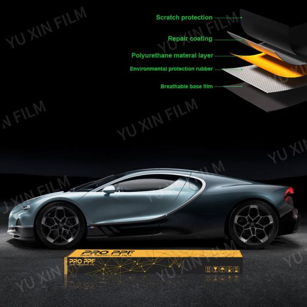 Scratch Resistant TPU Paint Protection Film Self Repair USA Lubrizol Clear Car Body Wrap