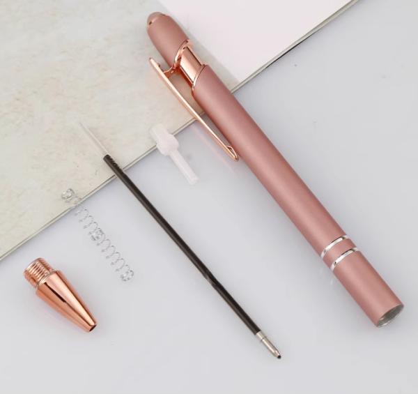 Metal press pen, aluminum rod, touch screen ballpoint pen company gift pen with custom logo exhibition pen