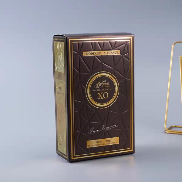 Подарочная коробка бумаги картона пакета алкоголя вина оптовой специальности бумажная роскошная