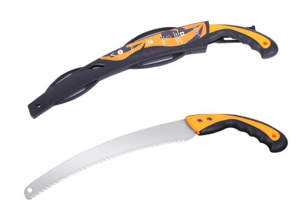 Manual Gardening Hand Tools , Handheld Pruning Saw With Knife Sheath