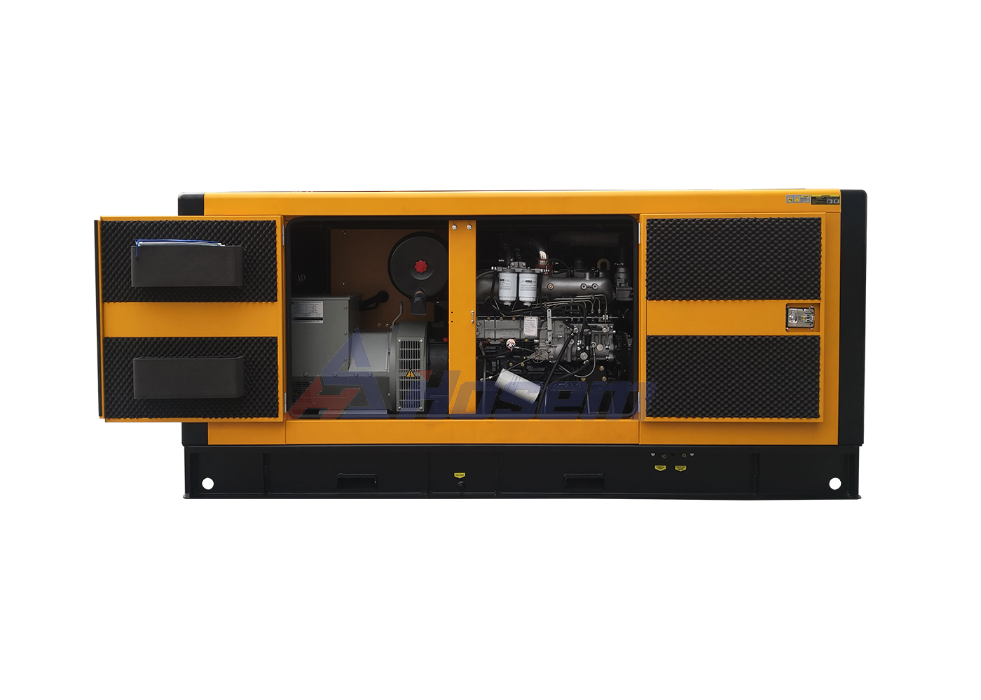 генератор энергии набора генератора 100kVA 80kW Isuzu дизельный звукоизоляционный промышленный