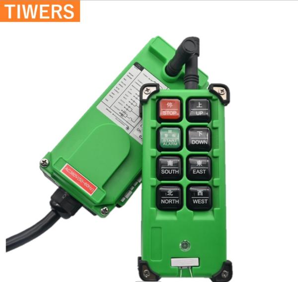 Pórtico industrial Crane Remote Control Reinforced Nylon do rádio de AC380V 500m