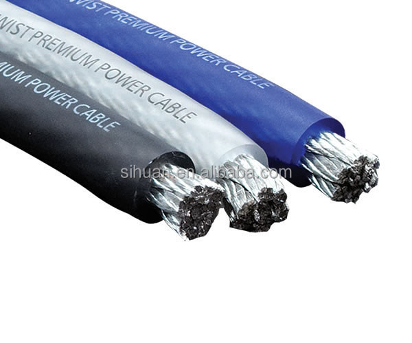 Водостойкий консервированный OFC 4 AWG сверхразмерный 1/0 калибр Автомобиль ауди