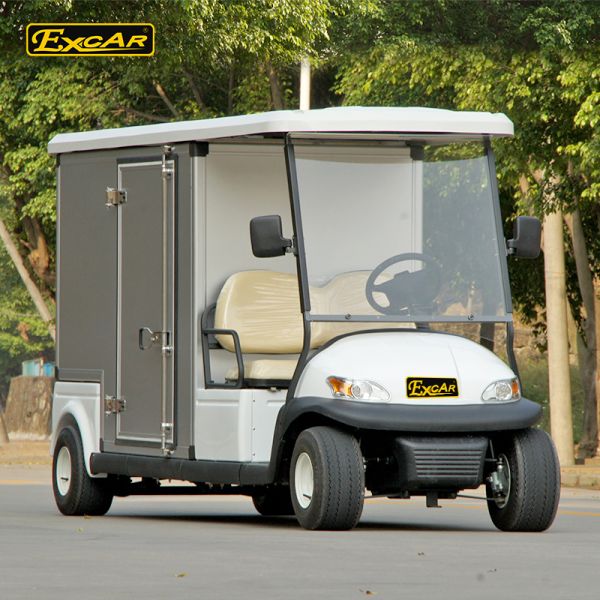 2 Person Al Rear Cargo Box Utility Golf Carts With 1 Year Warranty Time