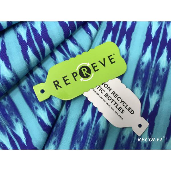 Printing Color Warp Knitted Fabric , Yoga Pants Material Premium Stretch Fiber