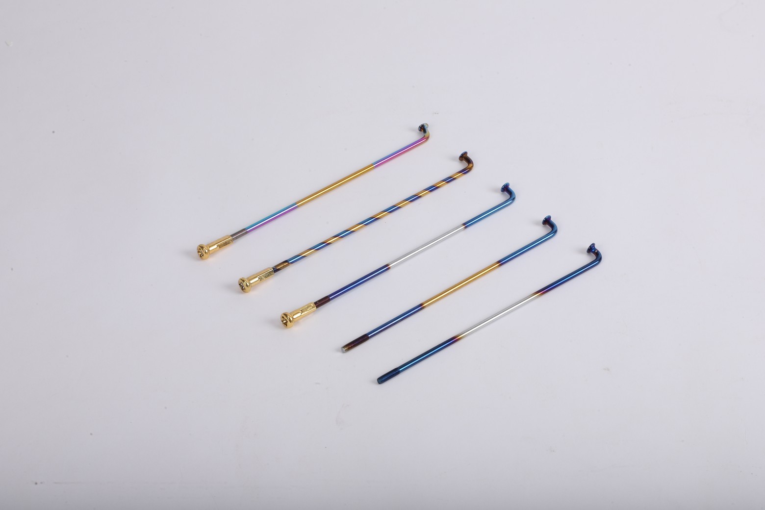 High Tensile Streng Motorcycle Spokes And Nipples Color Titan