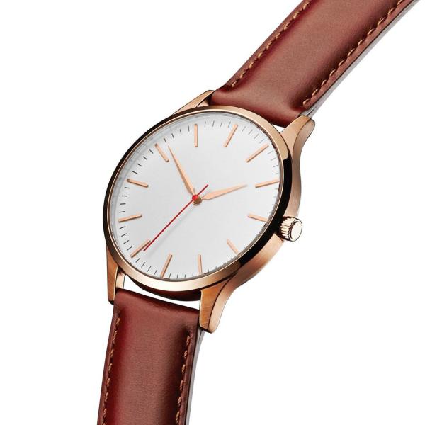 Business Style Minimalist Gents Dress Watches 3atm Water Resistant