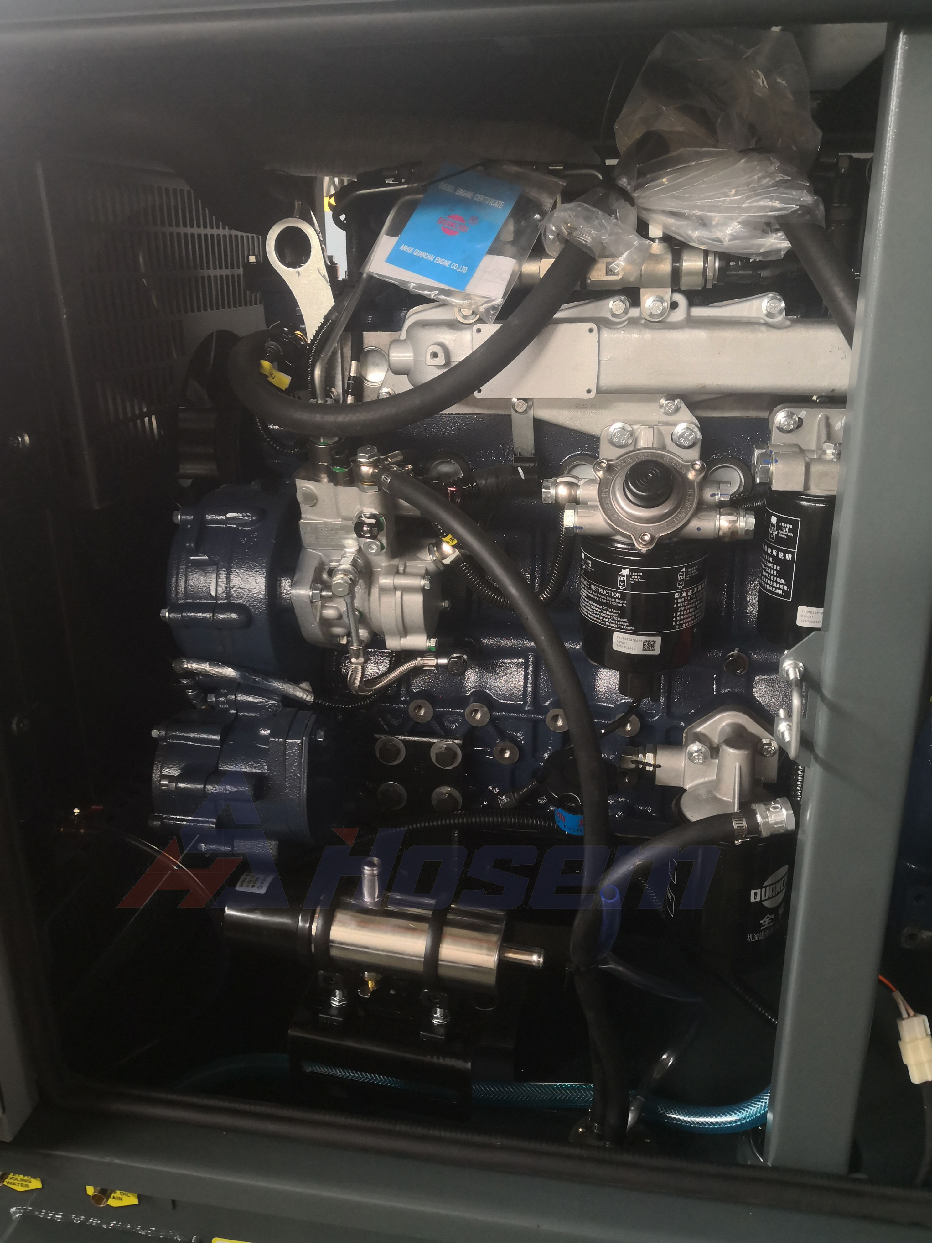 обслуживание набора генератора Quanchai двигателя 25kVA QC498D дизельное легкое