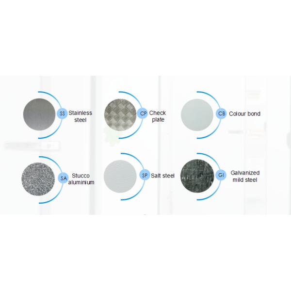 Подгонянная прогулка панели сэндвича в крутых комнатах комнаты 0.8mm 1.0mm стальных коммерчески холодных