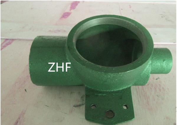 No Hub Body Cast Iron Drainage Products With W/ 2 Vent High Strength