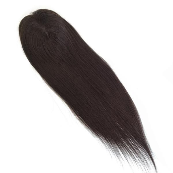 6 by 8 Double Mono Long Hair Toupee Replacement System for Wedding Bridal Women Human Hair